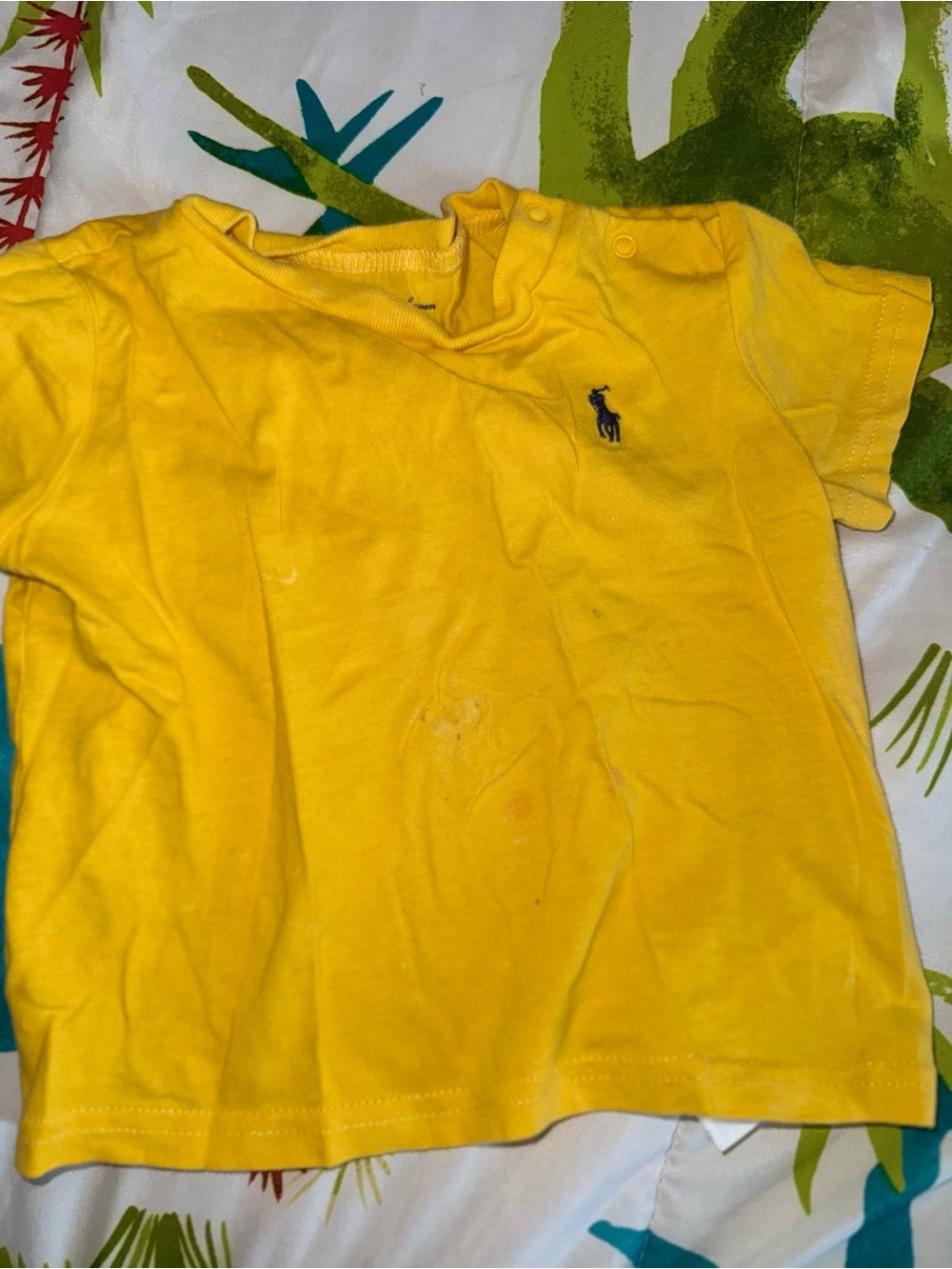 Polo by Ralph Lauren Bright Yellow Baby Short-Sleeve Tee